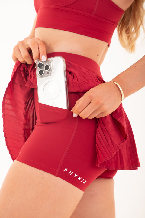 Atlas Skort Red