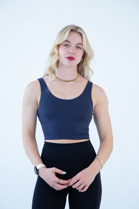 Nova Crop Navy