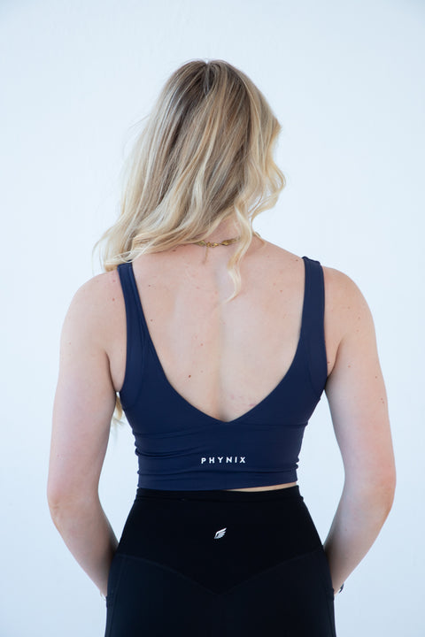 Nova Crop Navy