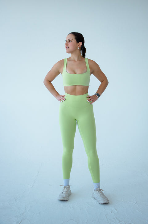 Sculpt Bra Lime Green