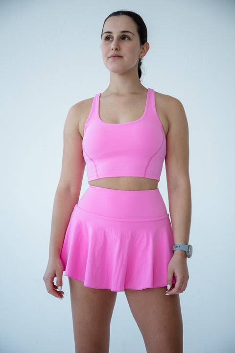 Serve Crop Baby Pink