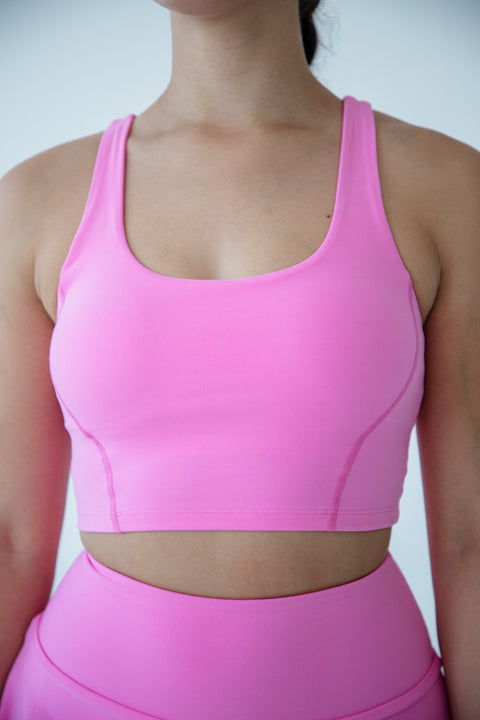 Serve Crop Baby Pink